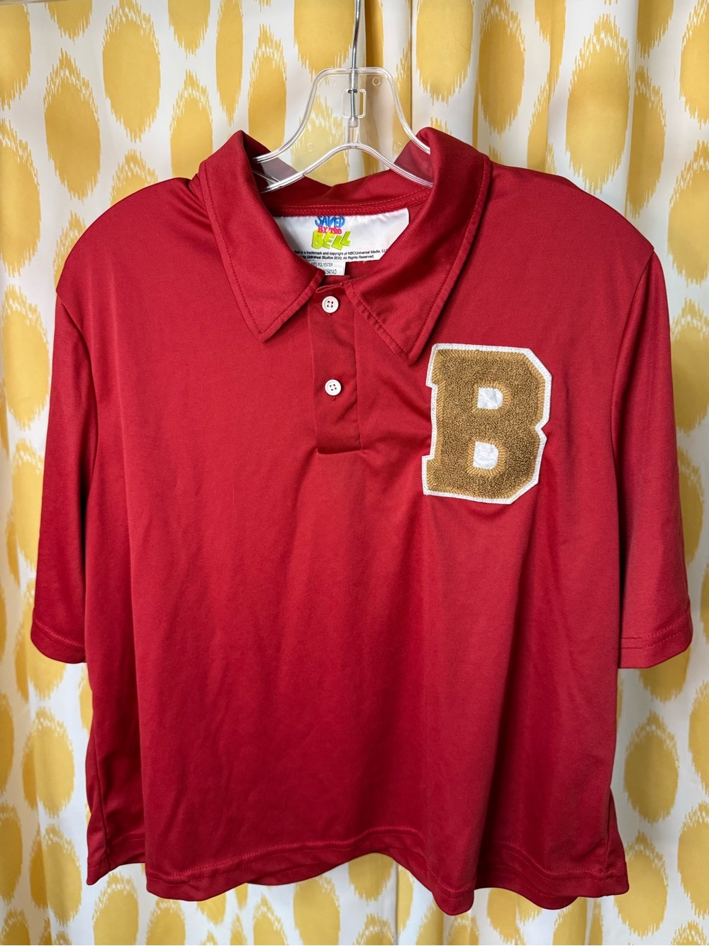 Bayside Cheer Shirt with Bayside Letter Patch XL
